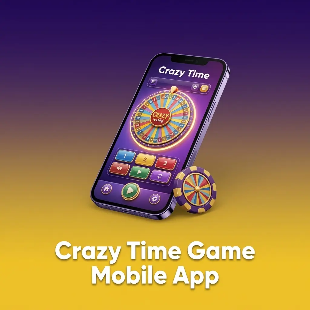 Crazy Time mobile app on Android and iOS devices