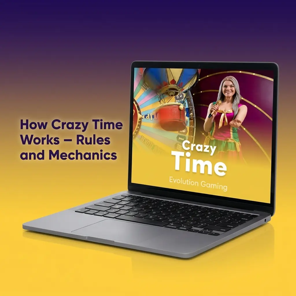 Crazy Time Money Wheel with 54 segments and bonus round triggers