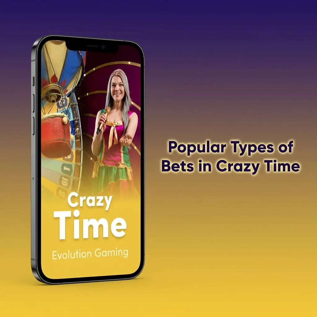 Crazy Time betting wheel segments including Cash Hunt, Pachinko, Coin Flip and Crazy Time bonus rounds